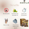 Kokila Unisex Hair Color Shampoo Enriched With Almond Oil in Just 5 Minute, Long-Lasting Instant Color (Natural Brown)