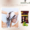 Kokila Unisex Hair Color Shampoo Enriched With Almond Oil in Just 5 Minute, Long-Lasting Instant Hair Color (Burgundy)