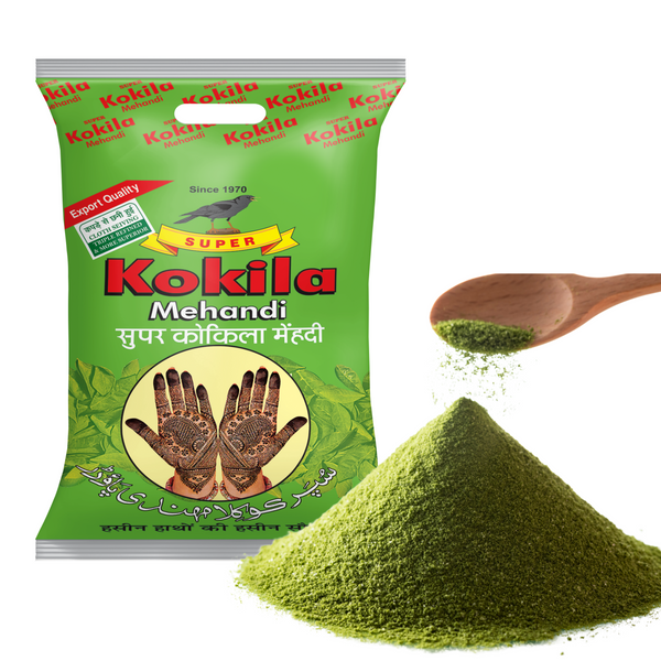 Kokila 100% Organic Natural conditioning Henna/Mehandi Powder, No chemicals, Combat Dandruff - 400gm
