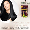 Kokila Unisex Hair Color Shampoo Enriched With Almond Oil in Just 5 Minute, Long-Lasting Instant Hair Color (Burgundy)