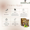 Kokila Unisex Hair Color Shampoo Enriched With Almond Oil in Just 5 Minute, Long-Lasting Instant Color (Natural Brown)
