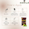 Kokila Unisex Hair Color Shampoo Enriched With Almond Oil in Just 5 Minute, Long-Lasting Instant Hair Color (Burgundy)