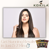 Kokila Unisex Hair Color Shampoo Enriched With Almond Oil in Just 5 Minute, Long-Lasting Instant Hair Color (Natural Black)