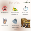 Kokila Unisex Hair Color Shampoo Enriched With Almond Oil in Just 5 Minute, Long-Lasting Instant Color (Natural Brown)