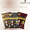Kokila Unisex Hair Color Shampoo Enriched With Almond Oil in Just 5 Minute, Long-Lasting Instant Color (Natural Brown)